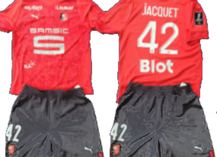 Tenue du Stade Rennais floquée 42